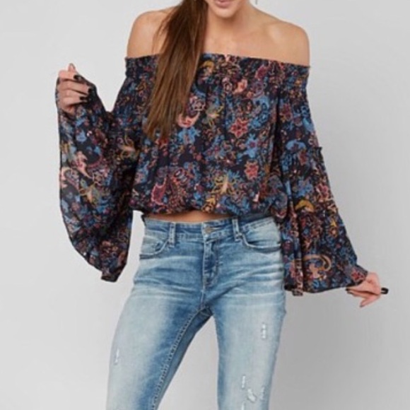 Free People Free Spirit off the shoulder top - Picture 7 of 7